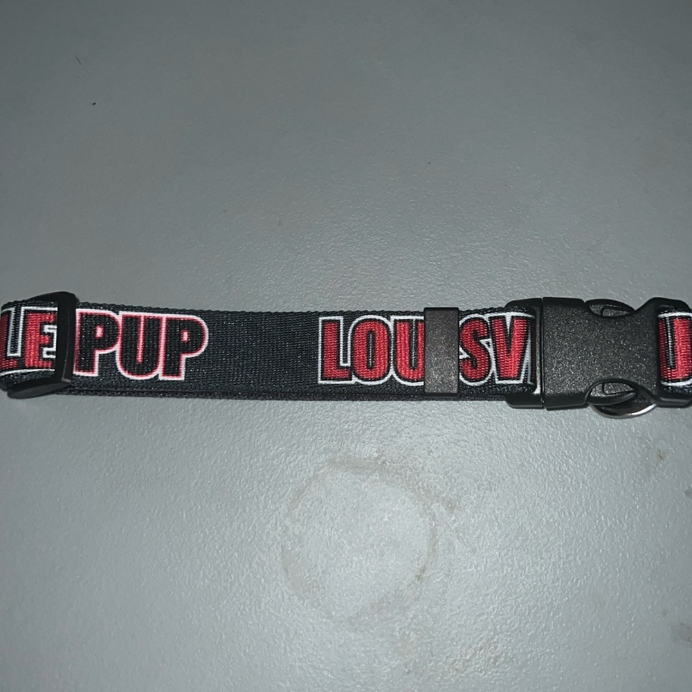 New Louisville Cardinals Pup M/L Adjustable Dog Collar